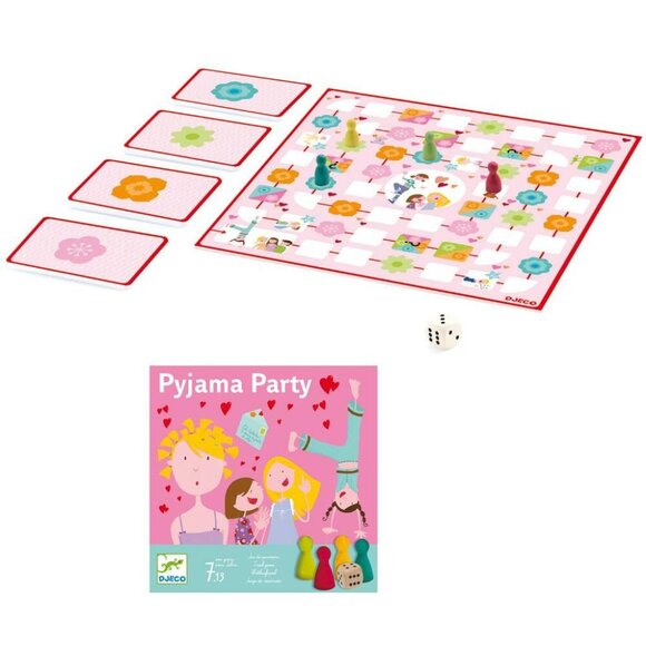 New Sealed Djeco SocialGame -Pyjama Party - Girl's sleepover Board Game Age 7-13 - Picture 3 of 13